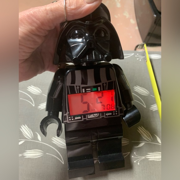 Black Darth Vader LEGO Alarm Clock in great used condition. - Picture 6 of 8